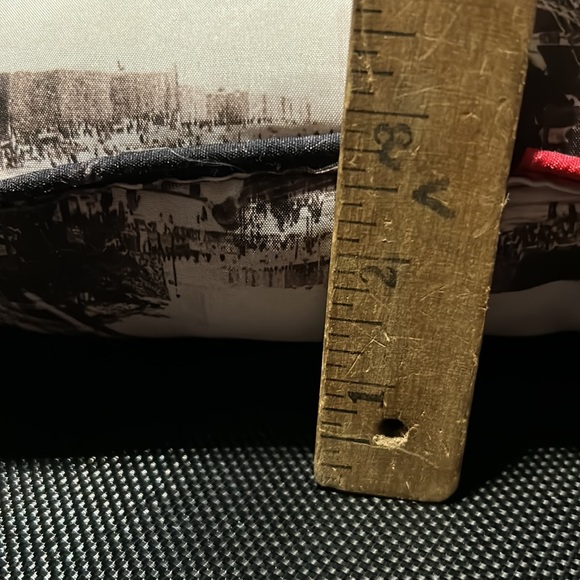 Y2K vintage Paris Eiffel Tower throw pillow - Picture 3 of 6